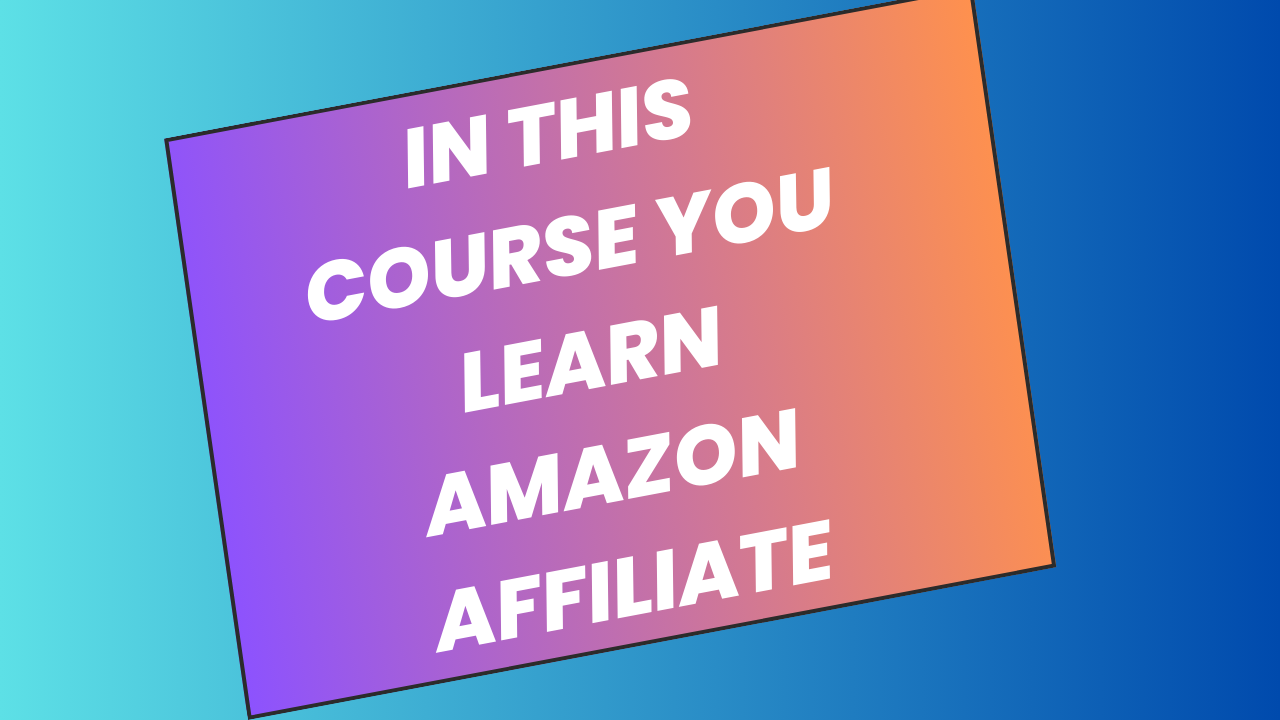 Amazon Affiliate Marketing